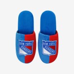 FOCO Pánské pantofle New York Rangers Team Logo Staycation Slipper Velikost: EU