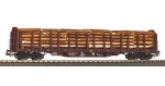 Piko 24610 Klanicový vagón Roos-t642 s nákladem dřeva RSBG