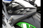 Kawasaki Zx6-R 13-25 Zadní blatník - Matná černá-stříbrná mřížka