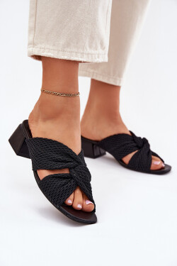 Dámské sandály na klínku Maciejka 06955-01 černé 41