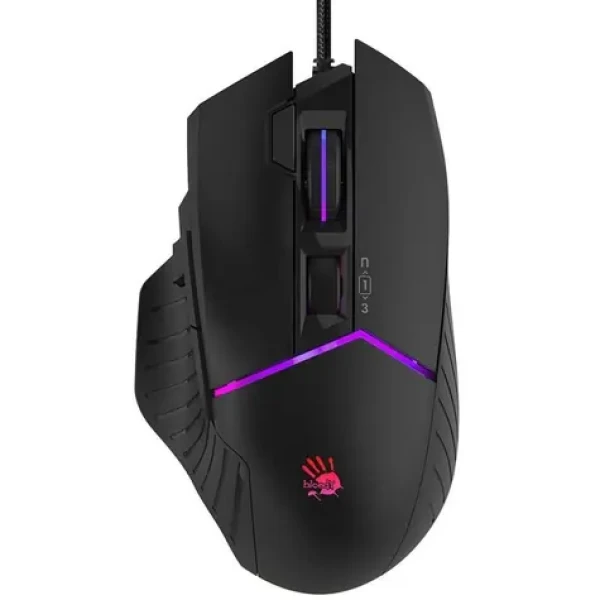 A4tech BLOODY W95 Max Activated černá / herní myš / 12000DPI / RGB / USB-A / 10 tlačítek / kabel 1.8m (W95 MAX A BK)