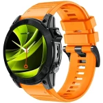 Mobile Origin Easy Strap Silicone Watch silikonový řemínek pro Garmin QuickFit 22mm oranžová (MO-ESS-22-ORG)