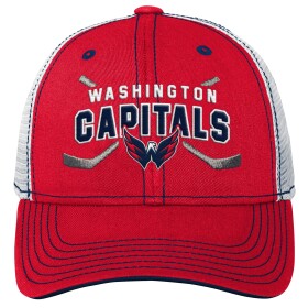 Outerstuff Dětská kšiltovka Washington Capitals NHL Lockup Meshback Adjustable