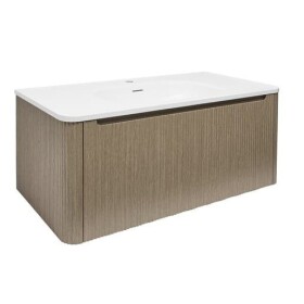 Koupelnová skříňka s umyvadlem Naturel Austen 119x47,5x45 cm light pine mat AUSTEN120LP AUSTEN120LP