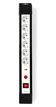 Nedis prodlužovací kabel s přepěťovou ochranou / Přepěťová ochrana / 6x zásuvka / kabel 3 m (EXS630SPF1PRO)