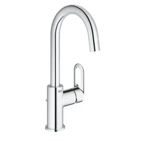 Grohe BauLoop - Umyvadlová baterie s výpustí a otočným výtokem chrom (23763000)