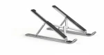 Durable Fold stříbrná / Stojan pro notebook / skládací / nastavitelný / do 15" / nosnost 5 kg (505123)