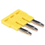 Weidmüller Z-series, Accessories, Cross-connector, For the terminals, No. of poles: 2 ZQV 2.5/2 1608860000-60 žlutá 60 ks