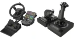 Logitech G Saitek Farm Sim Controller + G X56 HOTAS / Sada herních kontrolerů / 945-000062 + 945-000059 / PC