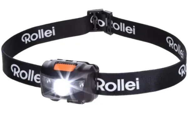 Rollei 28552 / LED čelovka černá / 4 režimy / 110 lm (28552-RL)