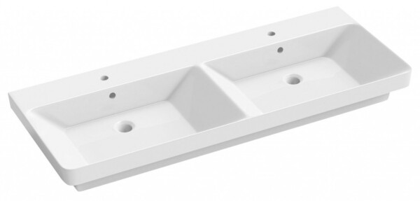 SAPHO - THALIE 120 keramické dvojumyvadlo nábytkové 120x46cm, bílá TH11120