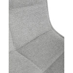 Jídelní židle, šedá, látka, HC-462 SIL2