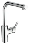 Ideal Standard Ceralife chrom / Dřezová baterie / Easy Fix+ / SmartShine / otočný výtok (BE239AA)