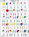 Puzzle MAXI Počítání zlomky/35 dílků