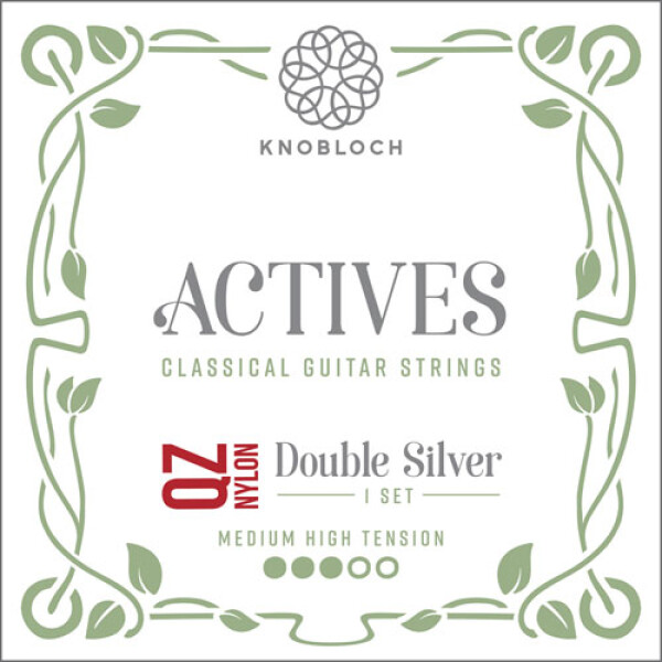 Knobloch ACTIVES Double Silver QZ Nylon Medium-high Tension 34.0