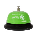 Recepční zvonek s textem - Zazvoň pro štěstí - Albi