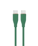 Kabel USB-C (M) - USB-C (M) 1,5 m zelená / Kabel / Nabíjecí a datový (CC-USB2S-CMCM-1.5M-G)