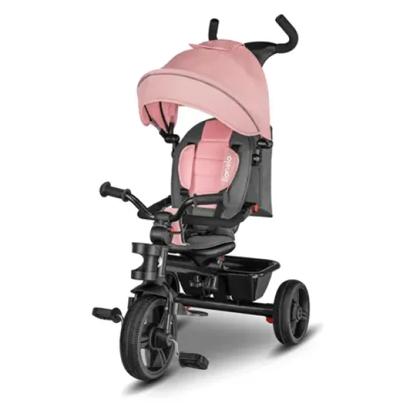 LIONELO Tříkolka 2v1 Haari Bubblegum