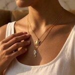 ELENYS Seline – pozlacený náhrdelník 18K žluté zlato Délka: 45+5 cm / max. 50 cm
