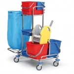 Úklidový vozík KOMBI JOOKY II E 31075E nerezový