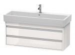 DURAVIT - Ketho Umyvadlová skříňka 48x115x44 cm, 2 zásuvky, lesklá bílá KT663902222