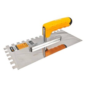 Hladítko nerez, zub 10 mm, 280 x 130 mm, gumová rukojeť, ENPRO