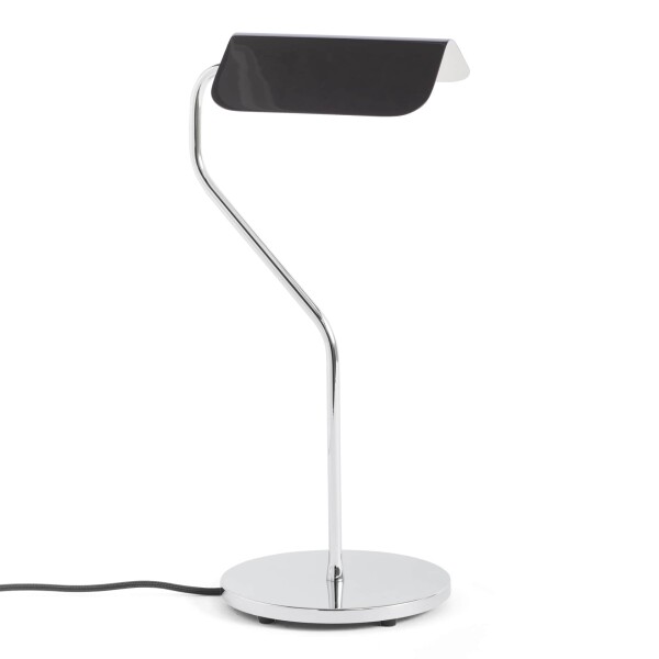 HAY AD343 - HAY Stolní lampa Apex Iron Black, černá barva, stříbrná barva, kov