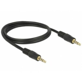 DeLock Kabel 3.5mm jack 4pin (M) - 3.5mm jack 4pin (M) 1m černá (224725)