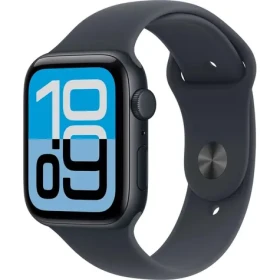 Apple Watch SE 3 (2025) GPS + Cellular 44mm Temně inkoustové hliníkové tělo - Temně inkoustový sportovní řemínek M/L (MEPJ4MP/A)