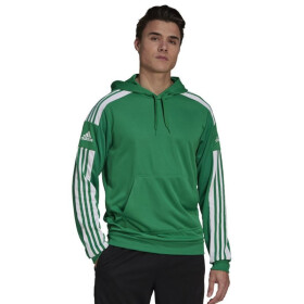 Pánská mikina s kapucí GP6437 Zelená s bílou - Adidas zeleno-bílá S
