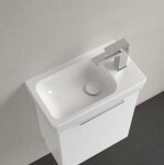 VILLEROY & BOCH - Architectura Umývátko 48x28 cm, bez přepadu, otvor pro baterii vpravo, CeramicPlus, alpská bílá 438649R1