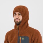 KARPOS Moiazza Retro Hoodie Fleece, Mahogany/Woodl.Gray velikost: L