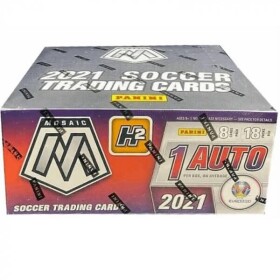 2020-21 Panini Mosaic EUFA Euro Soccer H2 Hobby Hybrid Box