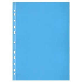 Prospektový obal A4 hladký, 50 mikronů, HERLITZ, 100ks - modrý
