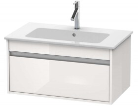 DURAVIT - Ketho Umyvadlová skříňka 41x80x48 cm, 1 zásuvka, lesklá bílá KT641902222