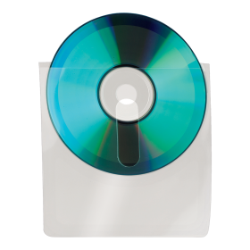Djois samolepicí kapsa na CD/DVD, 127 x 127 mm, transparentní, 10 ks