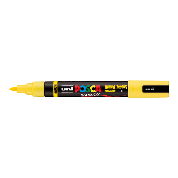 Posca popisovač PC-5BR, 1 - 4 mm, žlutá (2)