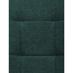 Židle jídelní, zelená látka, černý kov