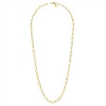 Ocelový náhrdelník Denisa Gold, chirurgická ocel, Zlatá 57 cm