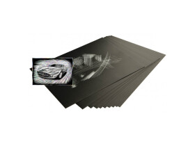 ESSDEE Škrabací folie holografická 30 5 x 22 9 cm 10 ks