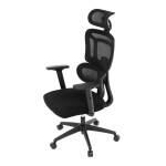 Kancelářská židle, synchronní mechanismus, černá síťovina, KA-Y358 BK