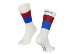 FORCE RAINBOW krém modro červená krém modro červená - Force Rainbow cyklsitické ponožky krém/modrá/červená vel. L-XL (4-47)