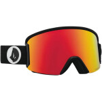 Snowboardové brýle Volcom GARDEN GLOSS BLACK/RED CHROME (VG0122100) jedna velikost