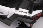 Mamido Elektrické autíčko Buggy Madman bílé | UTV-MX 4x4 | EVA kola | 12V 10Ah | EKO kůže