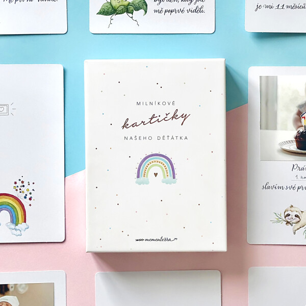 Mementerra Milníkové kartičky miminka
