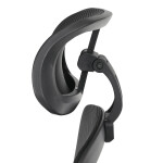 Kancelářská židle, synchronní mechanismus, černá síťovina, KA-S2176 BK