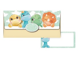 Obálka na peníze dinosaurus Obálka na peníze dinosaurus