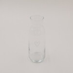 Eulenschnitt Skleněná karafa na vodu Heart 1 l, čirá barva, sklo