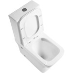 CERANO - WC kombi Hugo, Vortex - vírové splachování + Slim/SoftClose sedátko - spodní/zadní odpad - bílá lesklá - 62x37,5 CER-680358