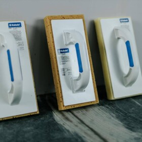 Hladítko s mořskou houbou zkosené, 280 x 140 mm, rukojeť BM, KUBALA ENPRO